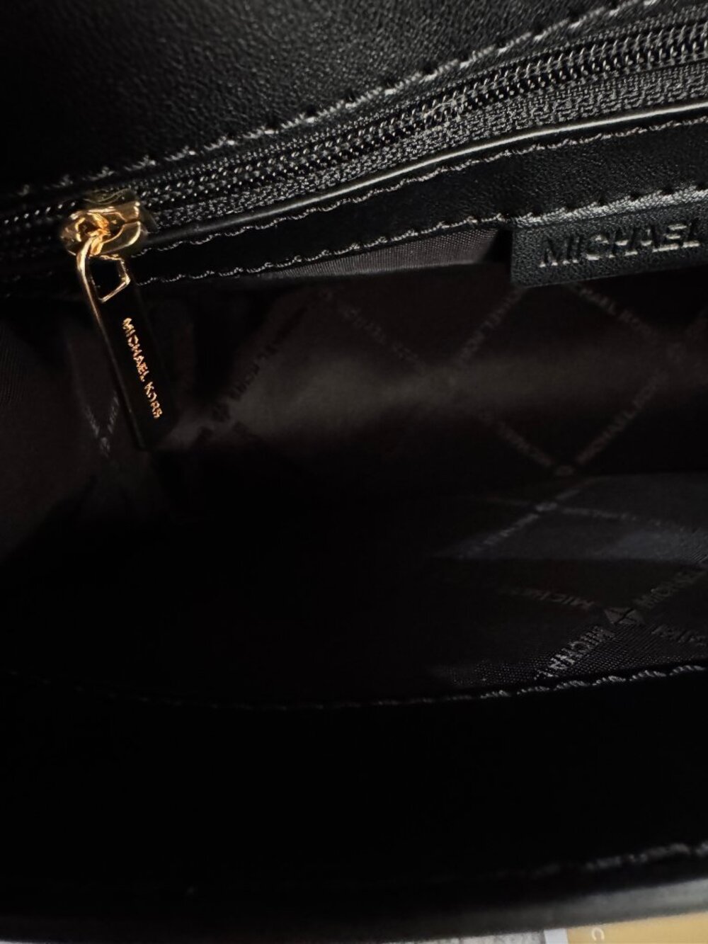 Michael Kors Large Jet Set Saffiano Leather Full Flap Black Crossbody NWOT - Picture 11 of 13